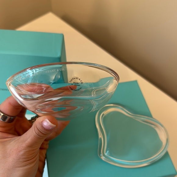 Tiffany & Co. Heart-Shaped Glass Bowl - Picture 5 of 6